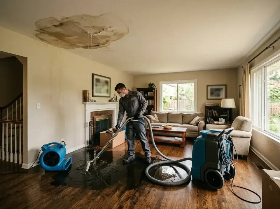 attic-pipe-burst-ceiling-drip-008 — frequently asked questions, Water Damage Restoration & Carpet Care in Brookfield, MO
